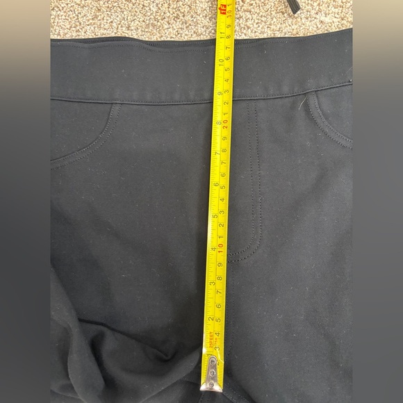 Spanx The Perfect Pant Ankle Back Pocket Size M Black Ponte Travel Skinny - Picture 4 of 11